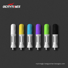 1.3*3.0mm Hole Size cartridges 510 1ml Ocitytimes BC05 Full Ceramic cbd oil cartridge for thick oil